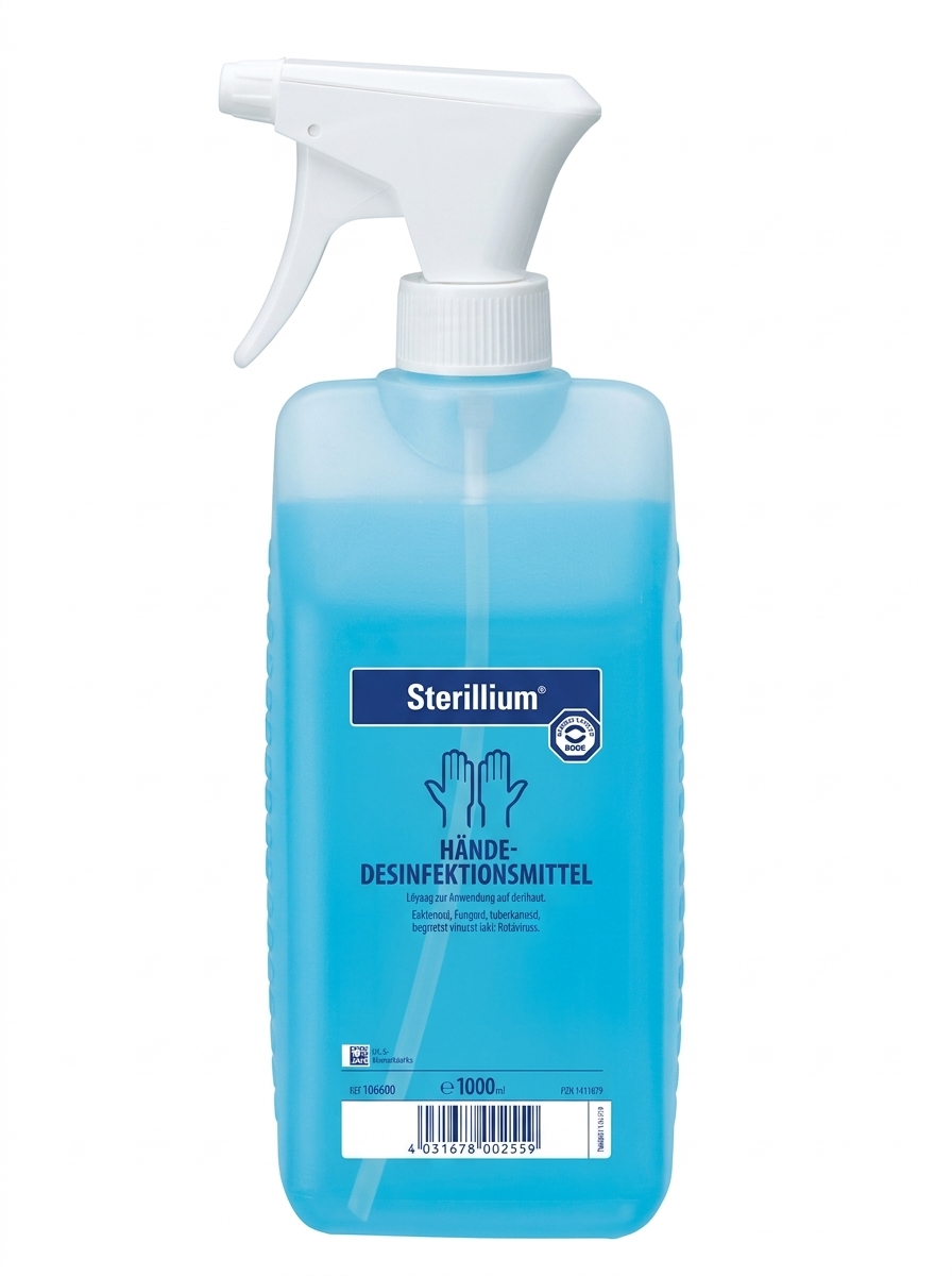 ,,,Sterillium 1000 ml. + daugkartinis purkštuvas